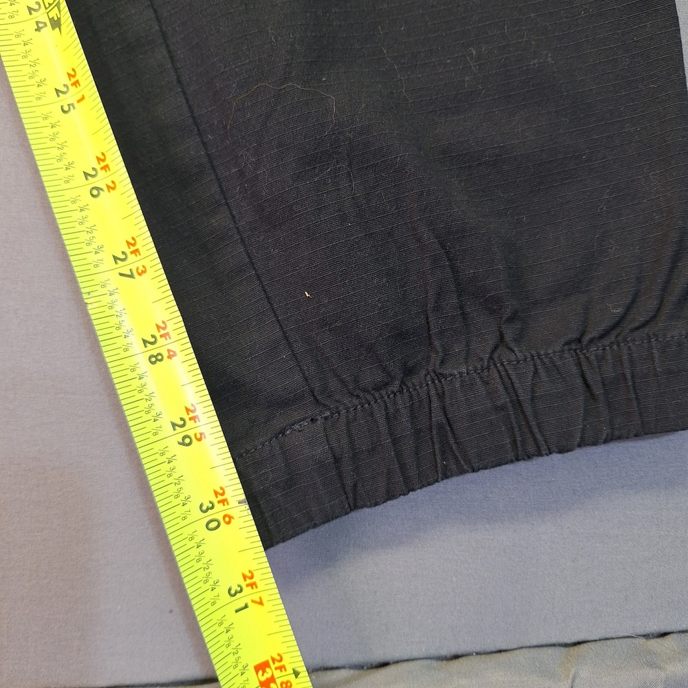 Hurley Mens Relaxed Fit Cargo Jogger Pants Black XL Stretch Ripstop 0980 - Picture 3 of 9
